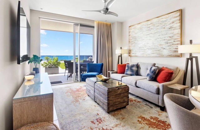 Modern Eagle Beach Condo with Beautiful Ocean Views at O Condo 34 by Bocobay