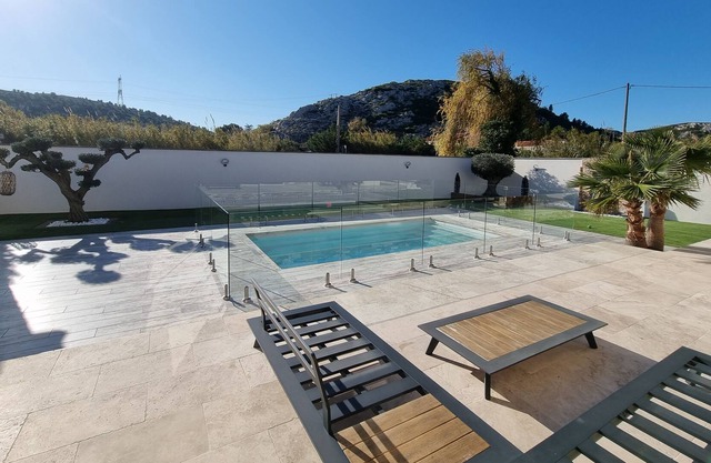 Modern house on the Blue Coast, near the sea