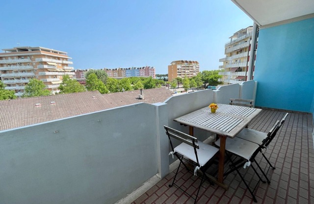 Modern apartment with balcony