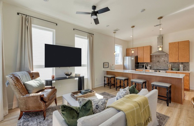 Modern Nashville Stay Minutes from Downtown & Five Points | Hearth and Hideout