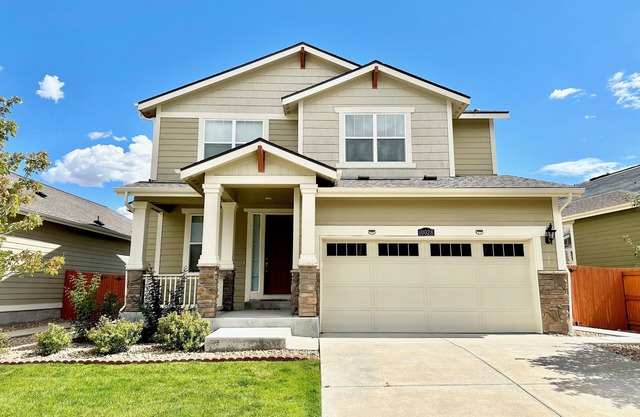 Modern Parker Tudor Home w/4 Bed, 3.5 Bath, Office, Fenced Yard & 2 Car Garage