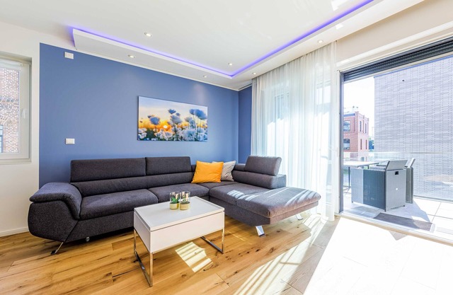 Modern vacation apartment SeeGlück in the island town of Malchow