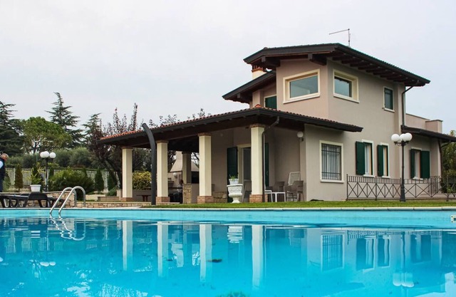 Modern villa with swimming pool, Lake Garda