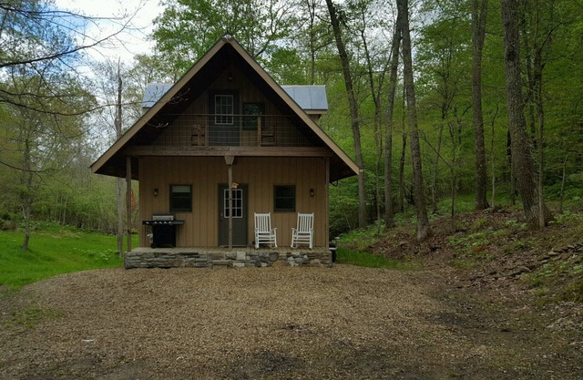 Mohican river and Mohican state park cottage