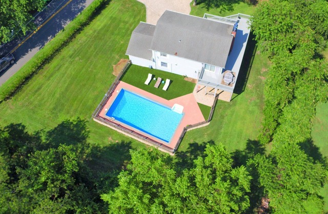 Montauk Retreat with Pool and Views of Lake Montauk