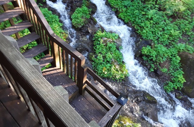 Mountain cabin with 3600 plus high elevation with Creek and waterfall frontage