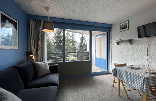 Mountain Studio for 2 with West Balcony and Wi-Fi - Comfort in Montgenèvre