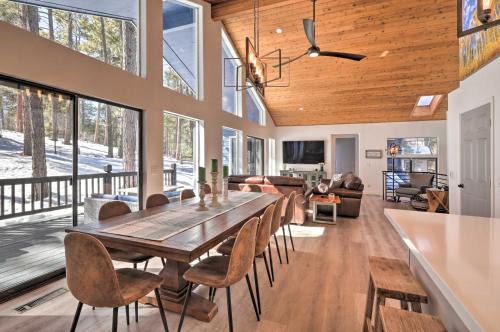 Mtn-View Cabin with Game Room and Deck in Flagstaff