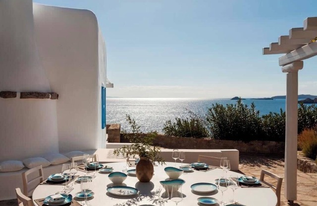Mykonos Luxury Villa with Seafront Panorama