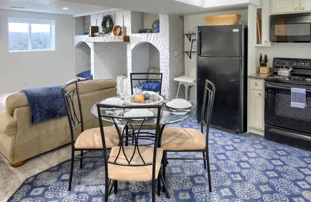 New Listing! Cute Basement, Workstation, Bunk Room, Laundry, Covered Garage, Near Walking Bike Trail