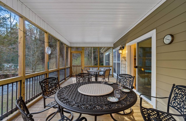 New Listing on River - 3 bed 3 bath Creek's Edge - Mr Lake Lure Vacation Rentals