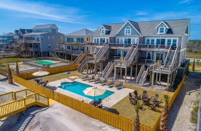 NEW Management in 2025! Oceanfront triplex with pool & private beach access