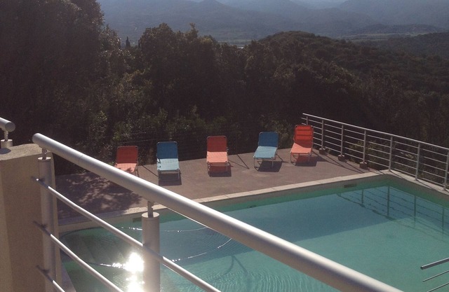 NEW VILLA WITH POOL NEAR ST FLORENT PANORAMIC MOUNTAIN SEA VIEW VILLAGES
