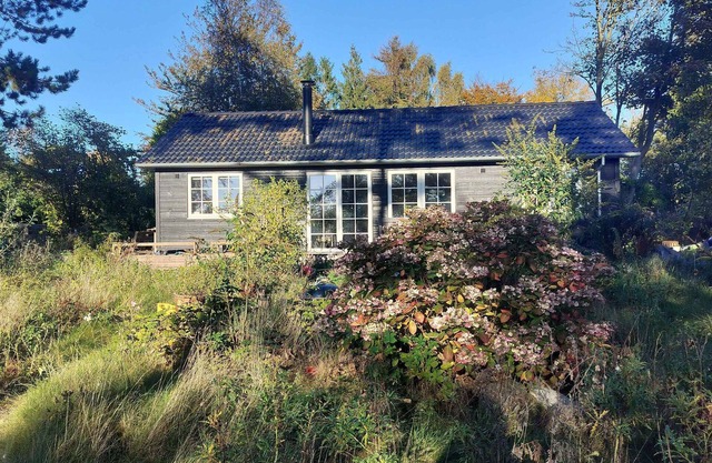 Newly built holiday home with a fjord view