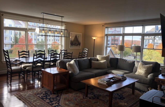 Newly listed! Mountain view condo. Walk to village, shopping and lifts!