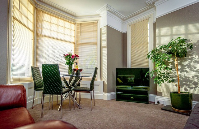 Newly refurbished ground floor flat. Central location with off road parking.