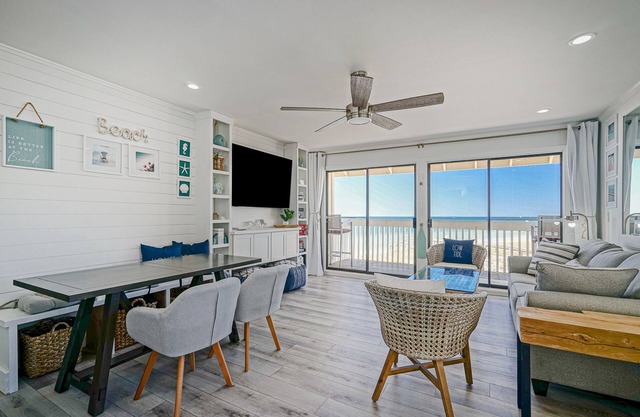 Newly remodeled! Right on the beach!
