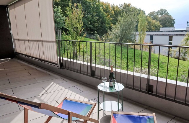 Nice apartment for 2 people with WIFI, balcony and panoramic view