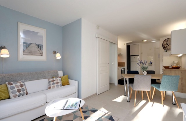 Nice apartment 3 * by the sea, air conditioning, Wifi, swimming pool, parking
