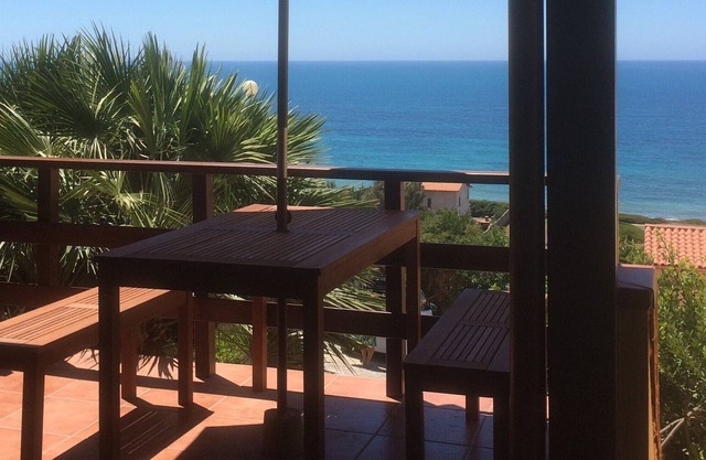 nice apartment 300 meters from the sea with balcony and sea view