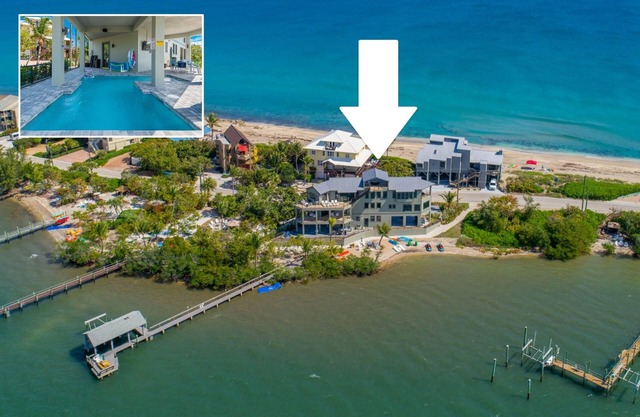 Nirvana Shores: Ocean-2-River FL Beach House w/heated pool,dock,elevator,hot tub