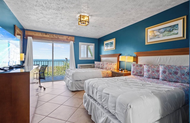 Ocean View Hotel Room with Balcony- 2 Full Beds #20