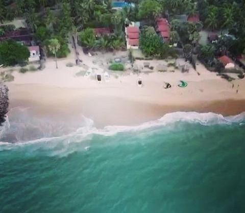 Ocean view kite surfing school