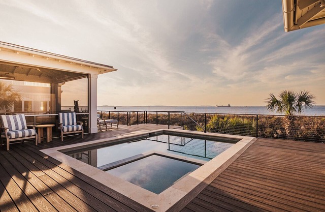 Oceanfront Luxury Living Private Pool, Private Beach Access by Tybee Cottages