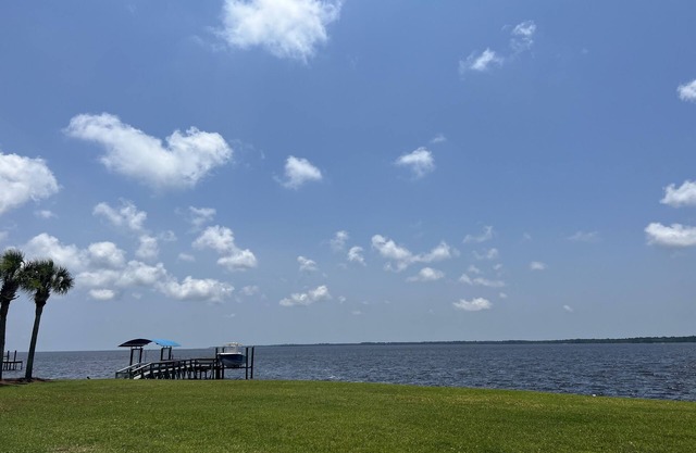 Ochlocknee Bay front condo located in George's Lighthouse gated community.
