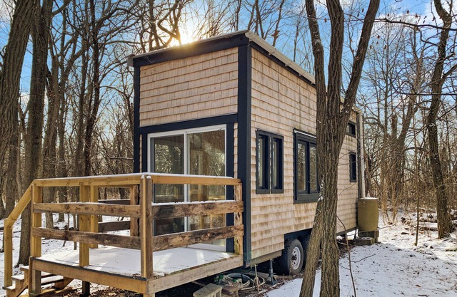 Off Grid Tiny House Surrounded by Forest!
