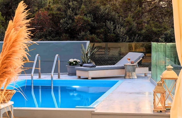 Olive Green Villa with Private Heated Pool