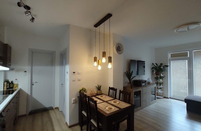 One bedroom Coffee Apartment in Nessebar Tankovo Sunny Beach with 2x TV WiFiAC