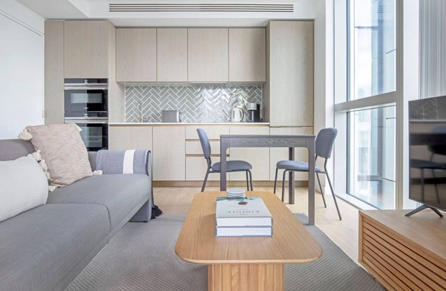 Open Plan Old Street 1BR w/Balcony, near Tube, by Blueground