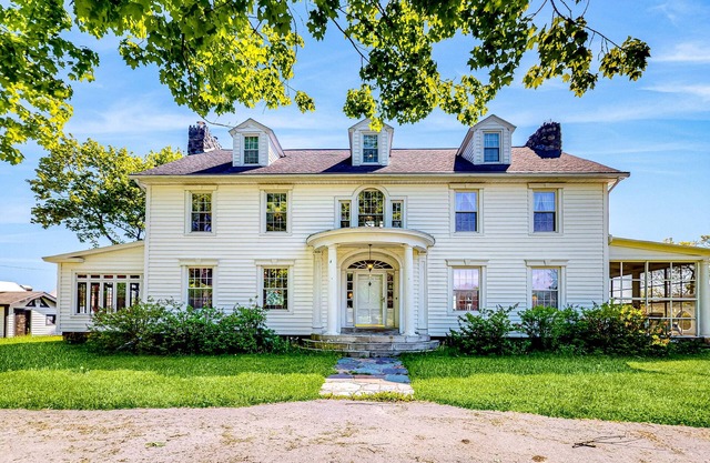 Original farmhouse with modern upgrades on sustainable working farm