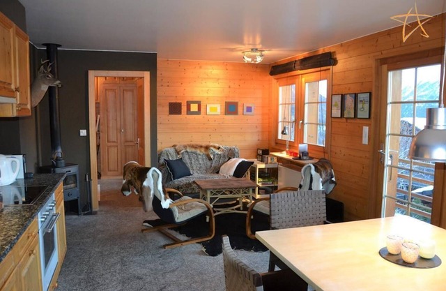 Outside: apartment for 4 people on the ground floor, balcony/terrace. -Inside: 63m2, open plan livin