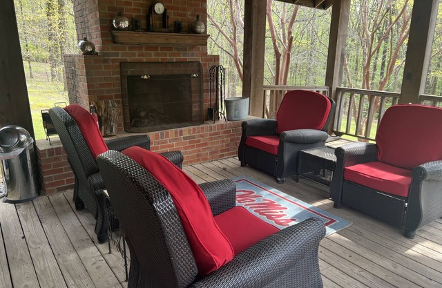 Oxford Chalet w/Beach and Lake Access, Outdoor Living Area w/TV and Fireplace