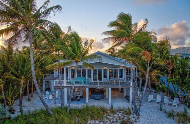 P04 - Spectacular 6 bedroom, 6 bath home is a rare beach front beauty with.
