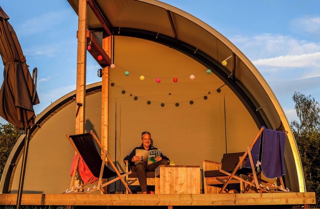 Panorama Lodge met privé sanitair ~ en weids uitzicht