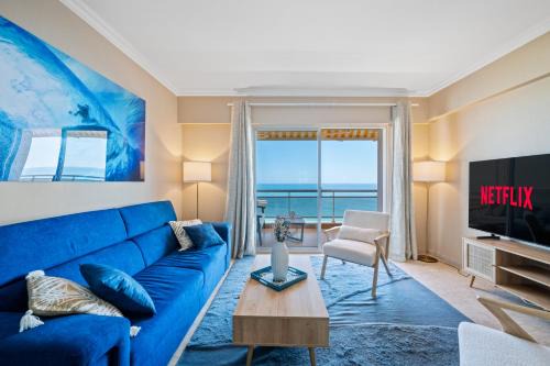Panorama Mer et Plage Cap d Ail proche Monaco