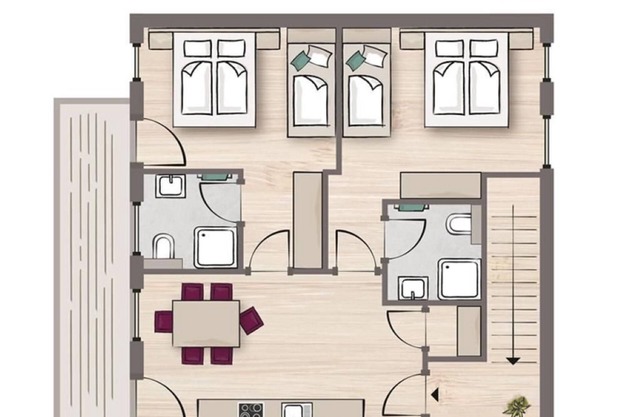 Panoramablick - Appartement Bergpanorama