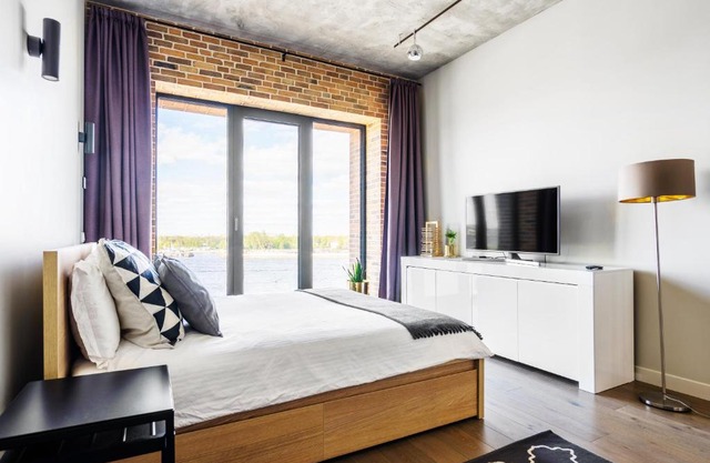 Panoramic sea view Loft Apartment on Vasilievsky island