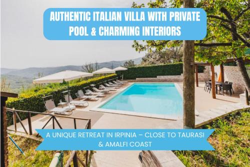 Panoramic Villa with Exclusive Pool in Irpinia