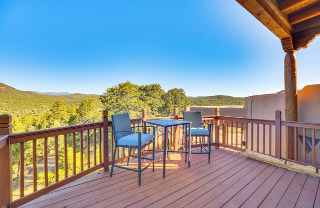 Panoramic Vistas: Glorieta Adobe Near Pecos River