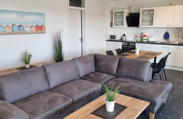 Park - Apartment 07 im Marinapark Scharmützelsee, Sauna, 2 Bäder, 4 Pers., 80 m²