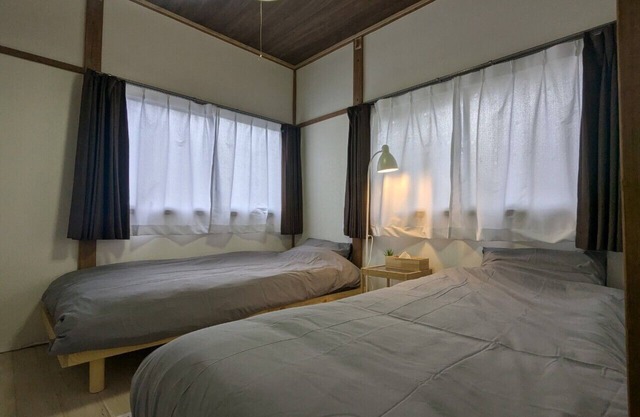 Parking available! Private ryokan for large groups staying without meals: Shunsatsu Shuyu~SHIKI~ (Japanese only)