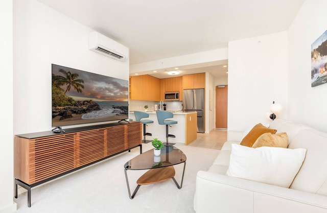 Partial Ocean-City Vacation Condo at Sky Ala Moana with Amazing Amenities