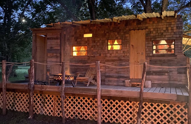 Pecan Grove Cabin on 15 acres near a creek
