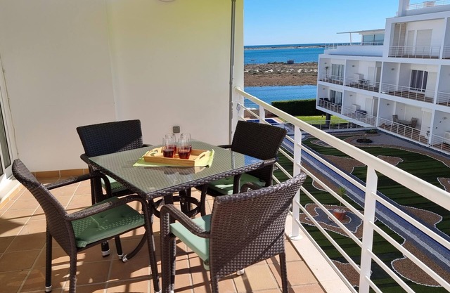 Penthouse in Fuseta with private roof terrace and sea views