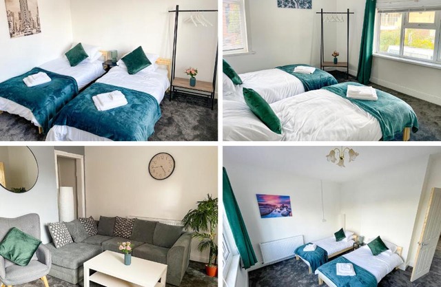 Perfect for Contractors & Families! 7 Beds Free Parking