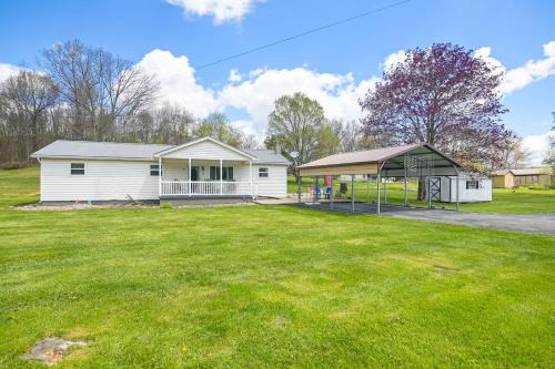Pet-Friendly West Virginia Home - Patio and Fire Pit